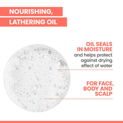 Avène XeraCalm cleansing oil texture close-up showing smooth, non-greasy finish