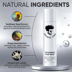 Avenue Man spray nozzle close-up demonstrating even mist and easy application
