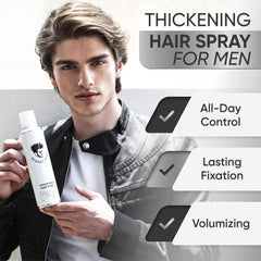Avenue Man texture close-up on hair showing thicker-looking strands and body