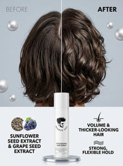 Avenue Man texture close-up showing thicker-looking hair benefit