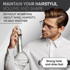 Avenue Man before and after texture on fine hair showing added lift
