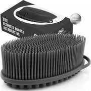 Avilana front view showing dark gray-silver scrubber and modern design benefits hygiene