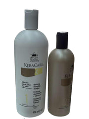 Avlon Keracare shampoo pump dispensing lather for gentle cleansing benefit
