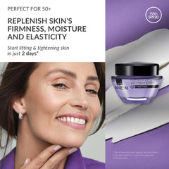 AVON Anew Platinum creamy texture close-up highlighting rich hydration