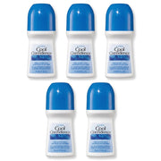 AVON roll-on front packaging showing five travel-size bottles and scent benefit