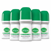 AVON front packaging showing five roll-on bottles for reliable value