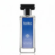 AVON Night Magic front view showing elegant bottle and evening-ready scent benefit