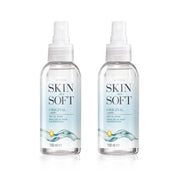 AVON Skin So Soft front packaging showing two bottles and value