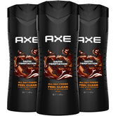 AXE Dark Temptation front packaging showing bottle and label with refreshing scent benefit