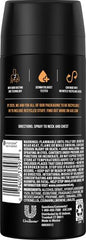 AXE Dark Temptation side label showing product details and ingredient clarity