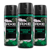 AXE Emerald Sage front packaging showing branding and scent name
