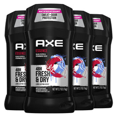 AXE Essence front packaging showing scent and 4-count value