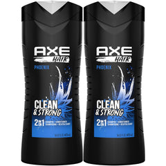 AXE Phoenix front packaging showing scent and size benefits