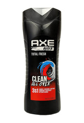 Axé bottle front label showing Total Fresh scent and 16 fl oz size for easy identification