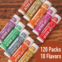 AZEN top-down spread of all flavors showing selection benefit