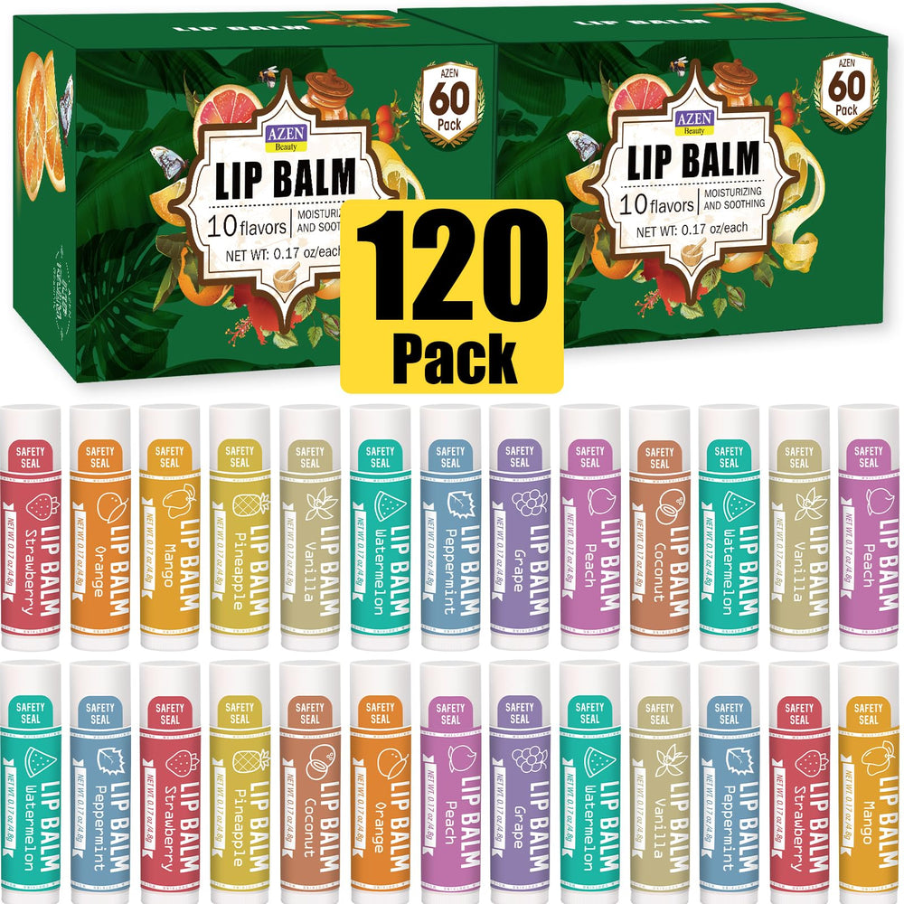AZEN front packaging showing 120-stick display and variety benefits