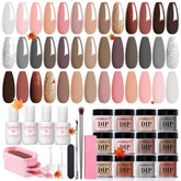 AZUREBEAUTY front packaging showing full kit contents and fall tones benefit ease