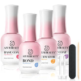 AZUREBEAUTY front packaging showing full dip powder liquid kit benefits