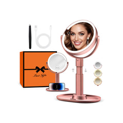 B Beauty Planet front view showing dual-sided mirror and base, steady for precise makeup