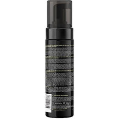 B.TAN mousse texture close-up demonstrating rich consistency