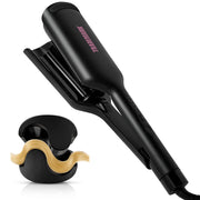 Babe Waves front view showing dual barrels and ergonomic handle for easy styling