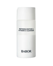 BABOR front packaging showing compact powder cleanser for travel convenience