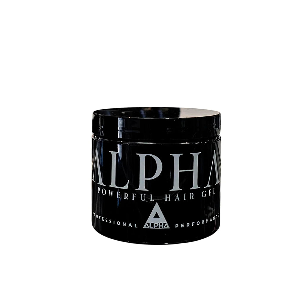 BabyFaceDiary Alpha Hair Gel jar front view showing label and safety seal for freshness