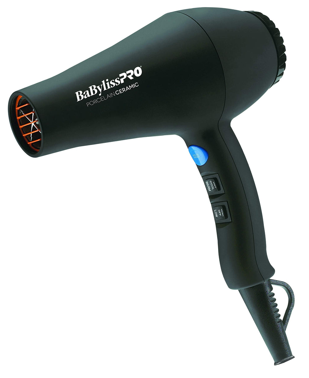 BaBylissPRO Carrera front view showing compact body and performance benefit