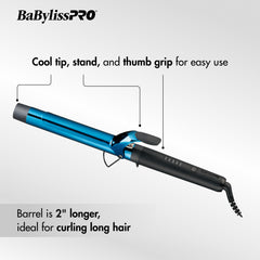 BaBylissPRO digital display and controls offering precise temperature selection benefit