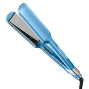 BaBylissPRO flat iron front view showing sleek design and professional performance