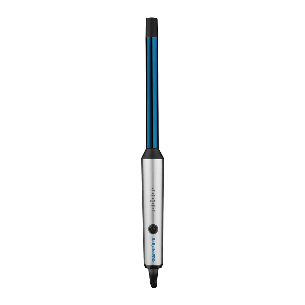 BaBylissPRO front view of wand showing slim design and professional finish for comfortable styling