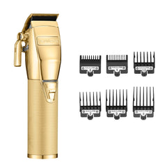 BaBylissPRO front view showcasing gold finish and professional look