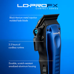 BaBylissPRO held in a hand to show compact size and reduced fatigue benefit