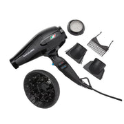 BaBylissPRO Portofino front view showing sleek body and ergonomic handle for comfortable styling
