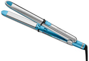 BaBylissPRO Prima3100 front view showing sleek titanium finish and benefits for professional styling