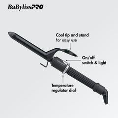 BaBylissPRO spring clamp detail demonstrating secure hair hold and ease