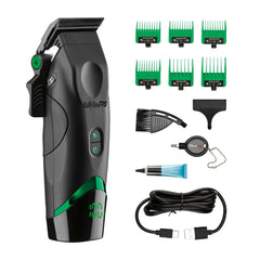 BaBylissPRO front view showing sleek black body and controls for professional handling