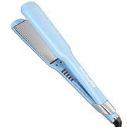 BaBylissPRO Ultra‑Sleek front view showing slim Iced Blue finish and ergonomic shape for comfort