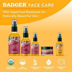 Badger oil texture on hand showing quick absorption and silky finish