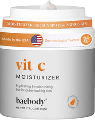 Baebody front packaging showing moisturizer and clear brand benefit