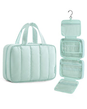 BAGSMART front view baby blue with compact travel-ready design