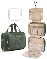 BAGSMART front view dusty green showing compact travel-ready design and quick access