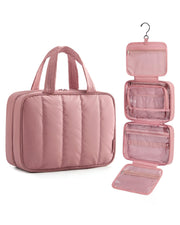 BAGSMART front view dusty rose showing compact organized design and travel-ready look