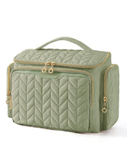 BAGSMART front view green bag showing structure and easy portability benefit