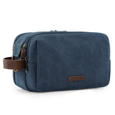 BAGSMART front view medium navy showing compact, durable design and secure zipper