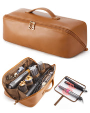 BAGSMART front view vegan leather case protecting tools