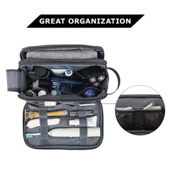 BAGSMART closeup of front waterproof pocket keeping wet items separate