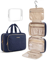 BAGSMART medium navy front view showing compact travel-ready organizer