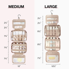 BAGSMART transparent TSA-approved pouch for quick security screening