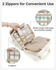 BAGSMART puffy nylon texture closeup highlighting soft lightweight comfort benefit
